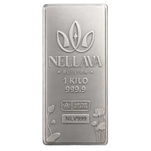 Nellava Bullion Silver Bar 1000g Kadar 999.9