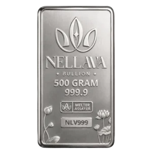Nellava Bullion Silver Bar 500g Kadar 999.9